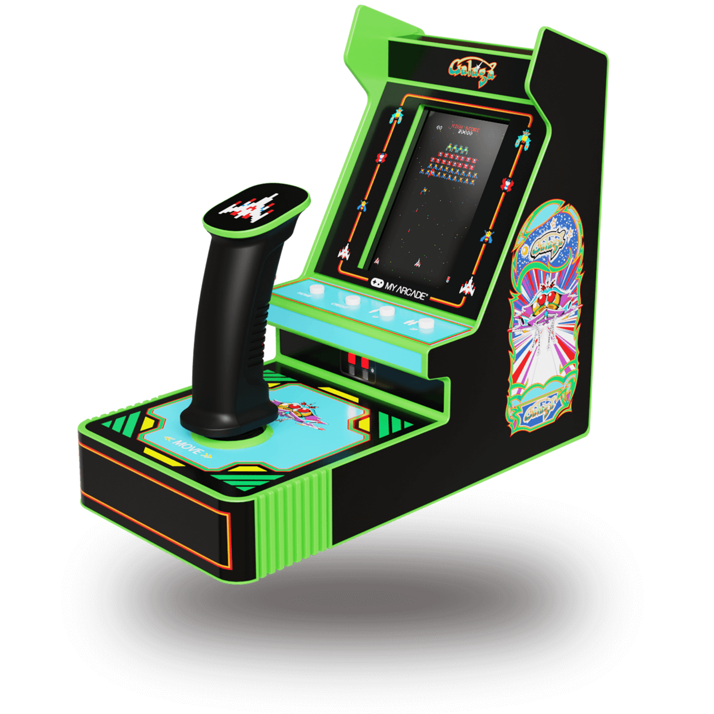 My Arcade Galaga Joystick Player 2in1 Galaga & Galaxian Mini Arcade Ma 3 2 Full Color Fully Playable Display Video Game Collectible My Arcade Galaga Joystick Player 2in1 Galaga & Galaxian Mini Arcade Ma 3 2 Full Color Fully Playable Display Video Game Collectible