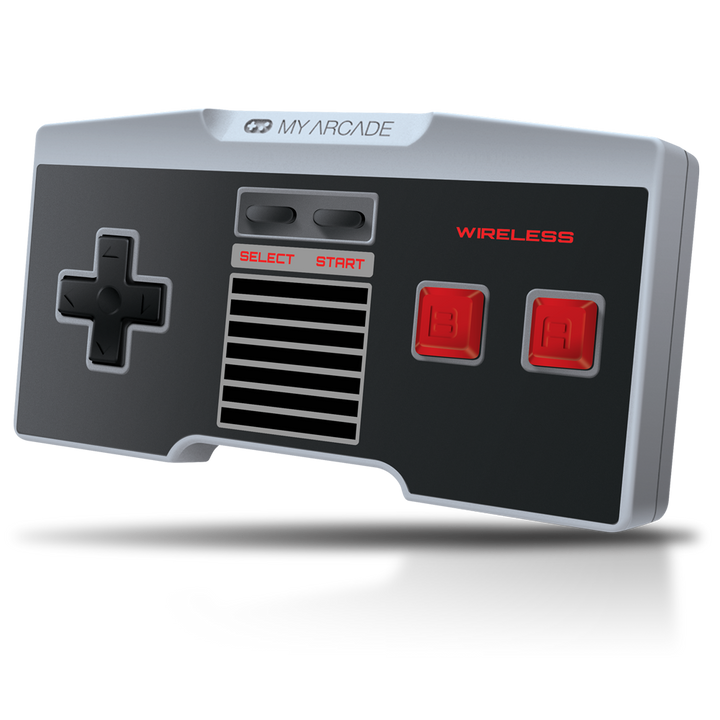 Front view of GamePad Classic wireless controller for NES Classic Edition®