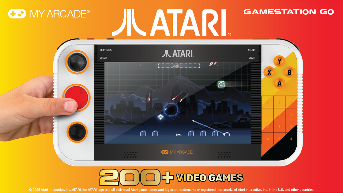MY ARCADE® launches the ATARI® GAMESTATION GO – My Arcade®