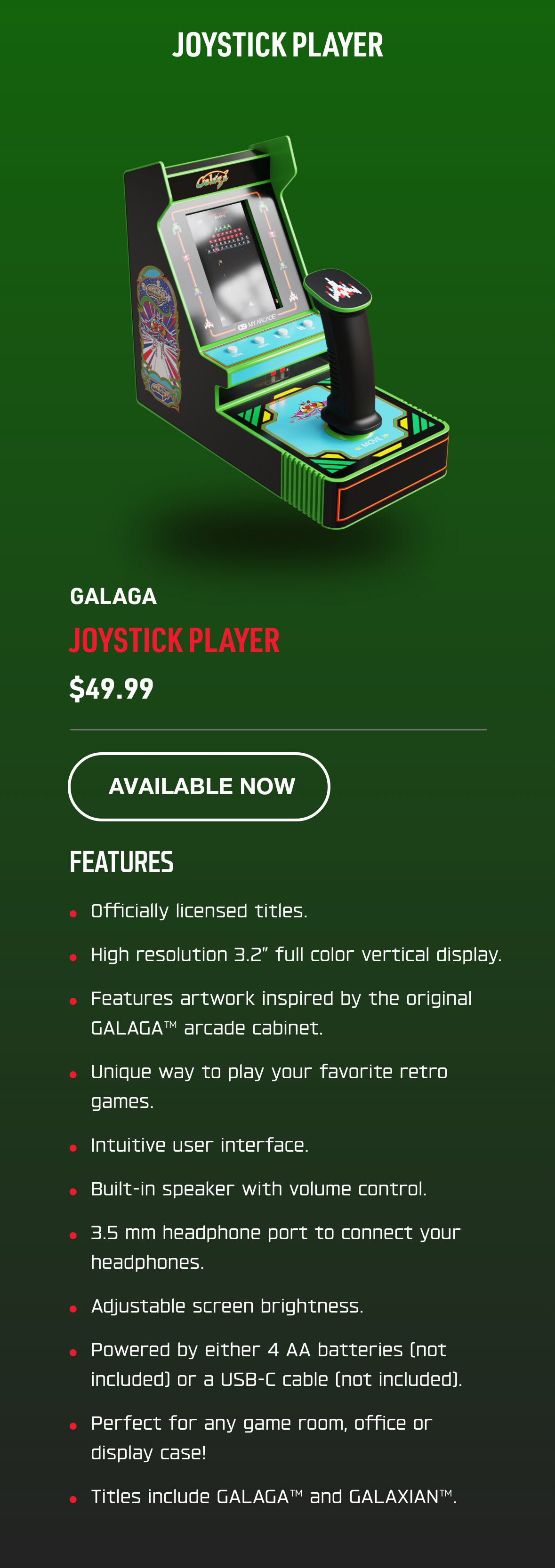 Play Galaga Anywhere My Arcade Play Galaga Anywhere My Arcade