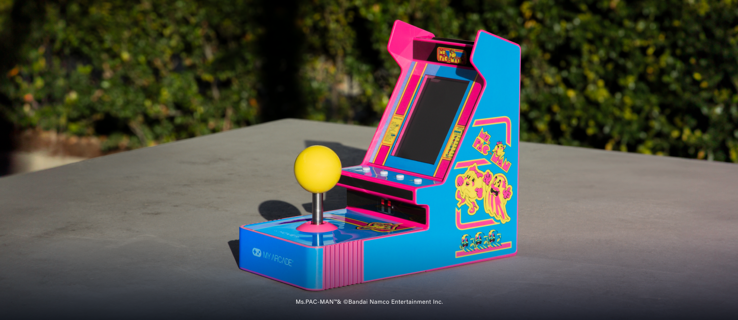 MyArcade DGUNL-7074 Joystick Speler Mevrouw Pac-Man Draagbare Retro Arcade MyArcade DGUNL-7074 Joystick Speler Mevrouw Pac-Man Draagbare Retro Arcade