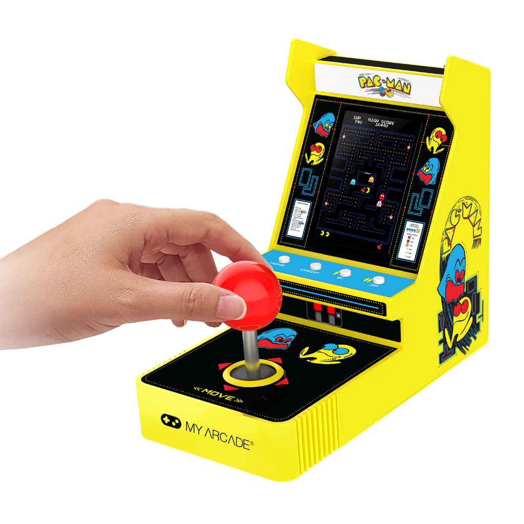 My Arcade Pac-Man パックマン ジョイスティック 公式ポータブル Shop PAC-MAN Joystick Player – My Arcade®
