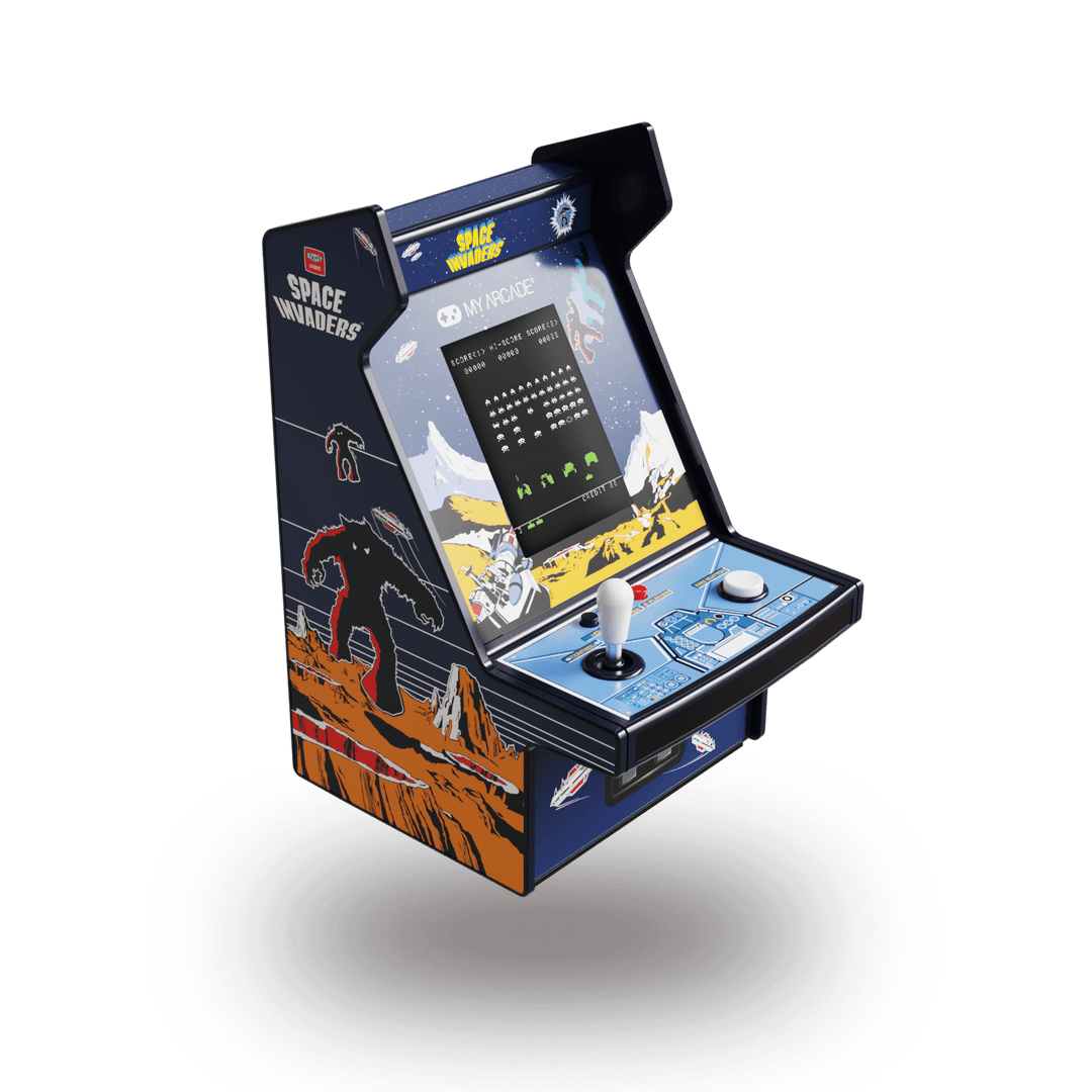 Enjoy space battles with the SPACE INVADERS Micro Player Pro Enjoy space battles with the SPACE INVADERS Micro Player Pro