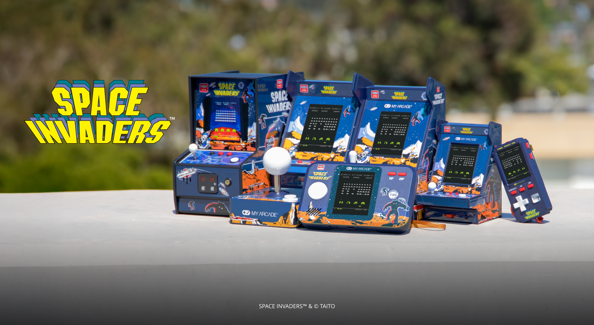 Space Invaders Retro Arcade Games & Mini Players | My Arcade®