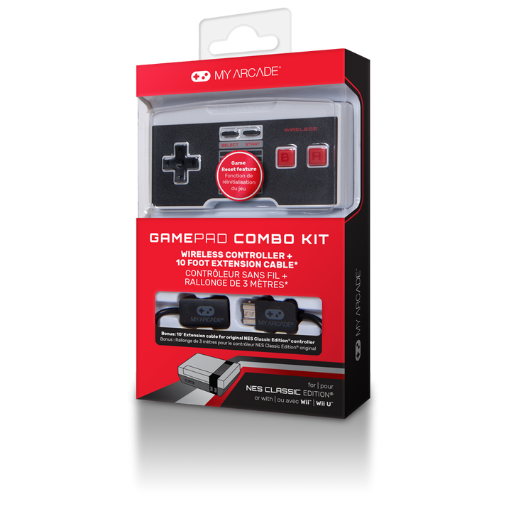 GamePad Pro Combo Kit for NES Classic Edition® package front