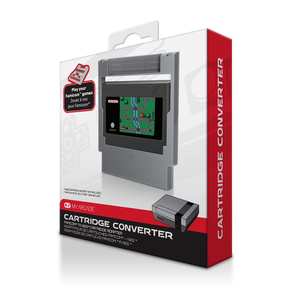 Cartridge Converter for NES package front