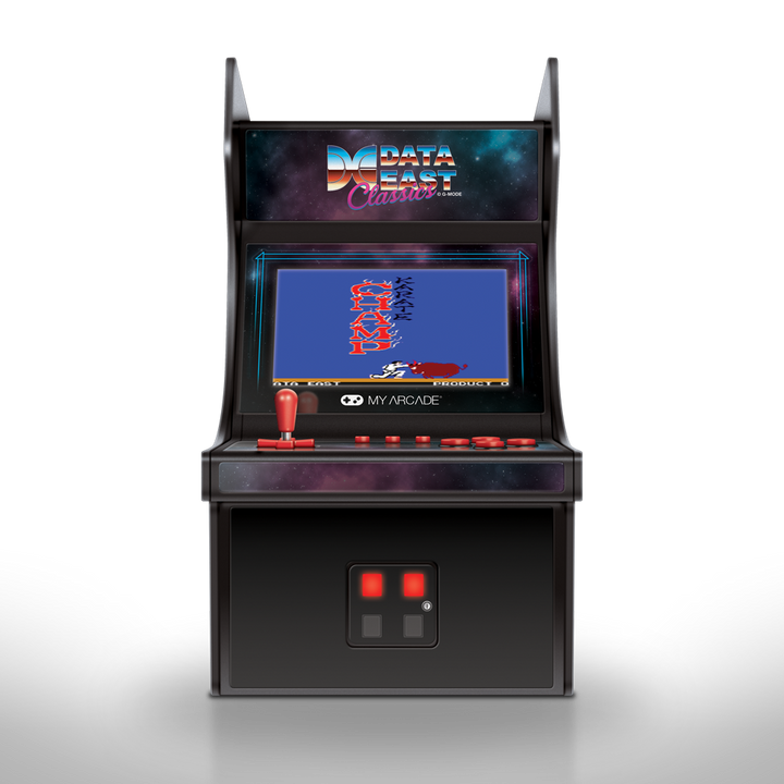 Mini Player Retro Arcade with Data East games front view