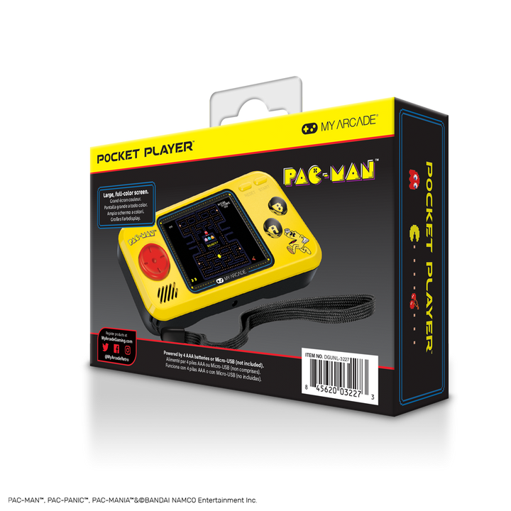 PAC-MAN™ Pocket Player package back