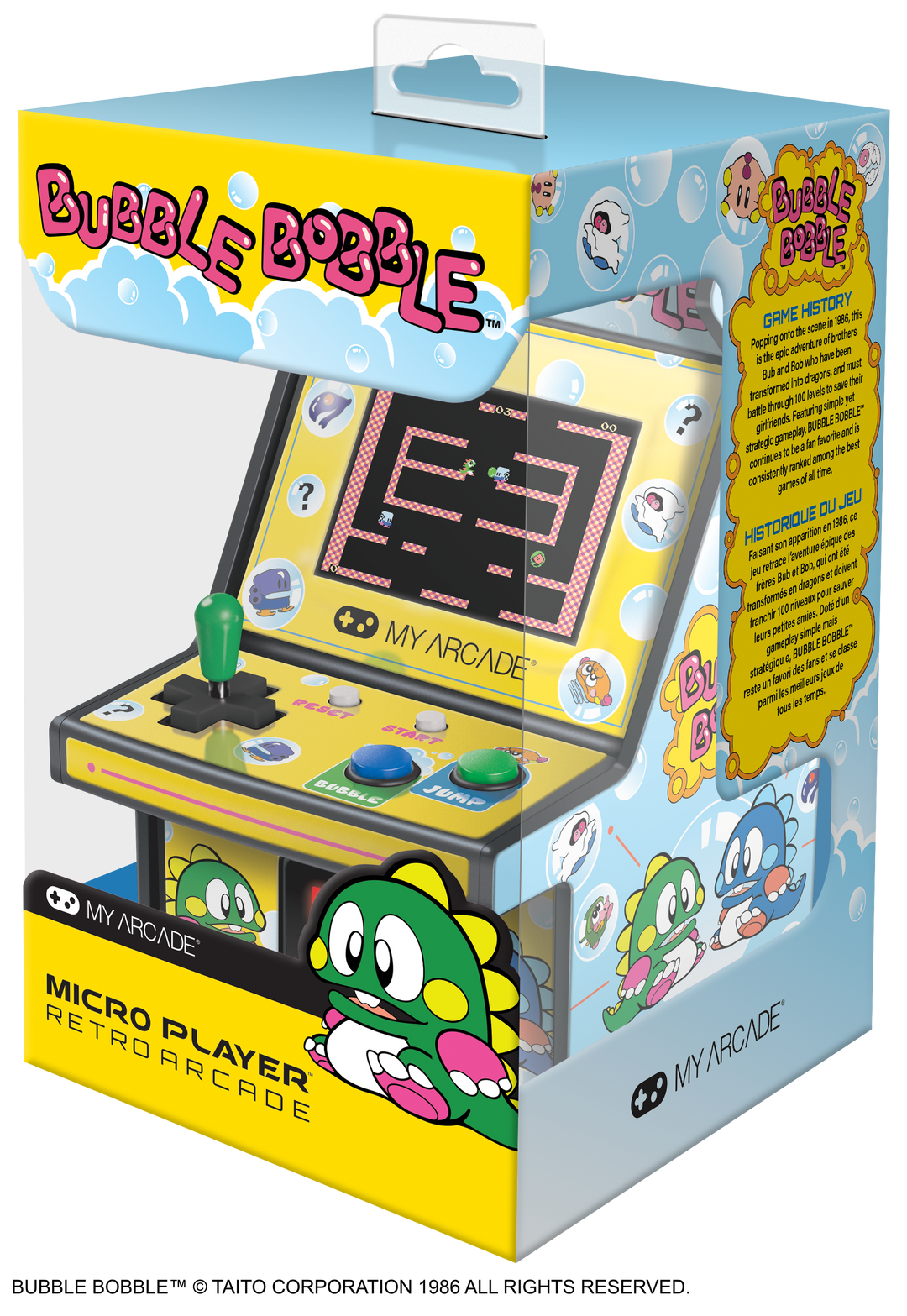 BUBBLE BOBBLE™ Micro Player™ from My Arcade® BUBBLE BOBBLE™ Micro Player™ from My Arcade®