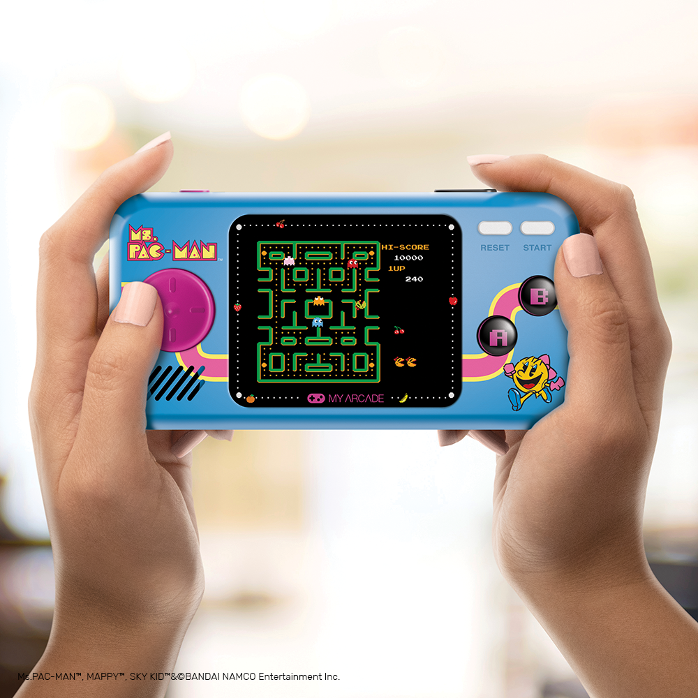 Ms.PAC-MAN™ Pocket Player™ in-hand
