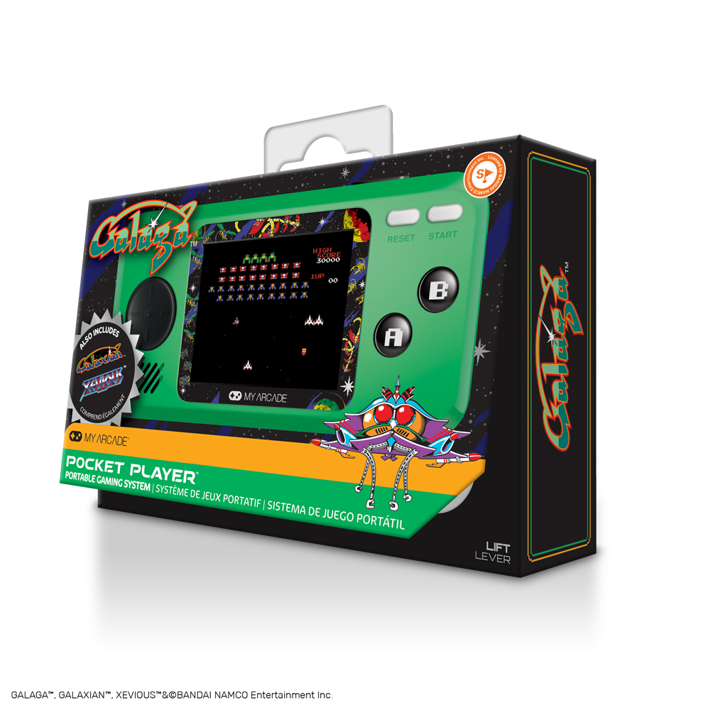 GALAGA™ Pocket Player™ package front