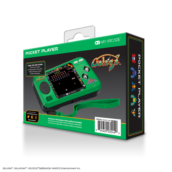 GALAGA™ Pocket Player™ package front