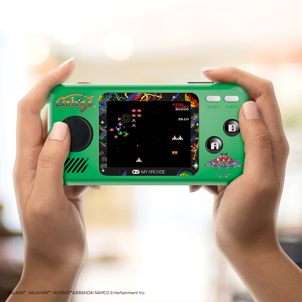 GALAGA™ Pocket Player™ in-hand